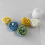 3 PCS Flower Aromatherapy Candle Silicone Mold Rose Making Tools 7
