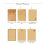 Χαρτί γραφής 12 τεμαχίων Vintage Kraft Paper, Ευρωπαϊκό Στυλ, Αριθμός 2 7