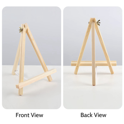 10 caballetes de madera de 23 cm con trípode para pintar. 1