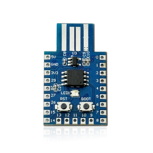 Para la placa de desarrollo del microcontrolador Flash 1