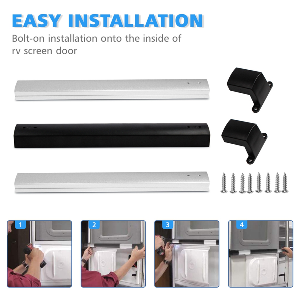 RV Screen Door Handle for Trailer Adjustable From 21-5/8 To 28-5/8In-image-OPC-PJYXGXN-NEW