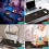 Mouse Pad Gaming Mouse Pad Desk Pad Long Computer Keyboard Mouse Mat 7