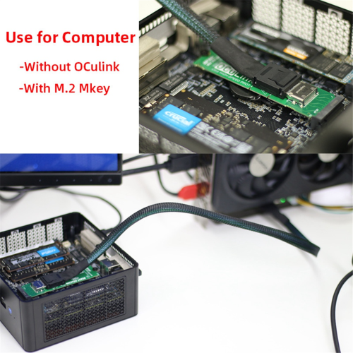 Προσαρμογέας M.2 MKEY σε OCULINK, βάση σύνδεσης GPU υψηλής ταχύτητας PCIE 4.0 X4 2