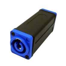 LED PowerCon AC-Koppler Adapter Extender Stecker Blau auf Blau