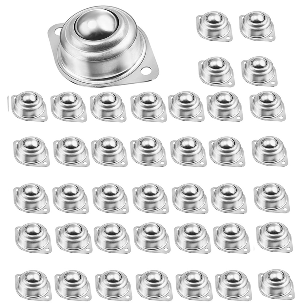 40 Pcs 1Inch Roller Ball Transfer Bearing, 360Âº Rotation 400Lbs 4853439454670