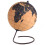 Cork Wood Rotating Globe Maps Home Office 4