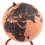 Cork Wood Rotating Globe Maps Home Office 5