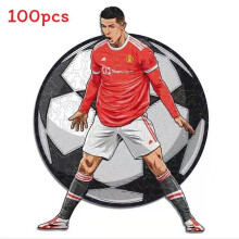 (CR7)Jordan Kobe Cr7 Stephen Curry Messi Lebron Wooden Jigsaw Puzzle Toy Kids For