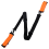 Adjustable Snowboard and Ski Pole Straps, Portable Snowboard Straps, 7