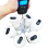 Foldable Glass Carousel Holder Coffee Cup Handle Drinking Bottle 3Pcs 5