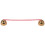 1 Pair Golden Alloy Bell Percussion Knocking Bells 6