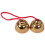 1 Pair Golden Alloy Bell Percussion Knocking Bells 3