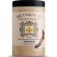 Wood'n Primer 32 oz (Quart) 99 Primer - Real Wood Base Coat for Woodn Stain Gel Stain, B08VF6F65W