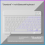 10inch Backlit Keyboard Bluetooth Protable Mini Mute Keyboard B 7