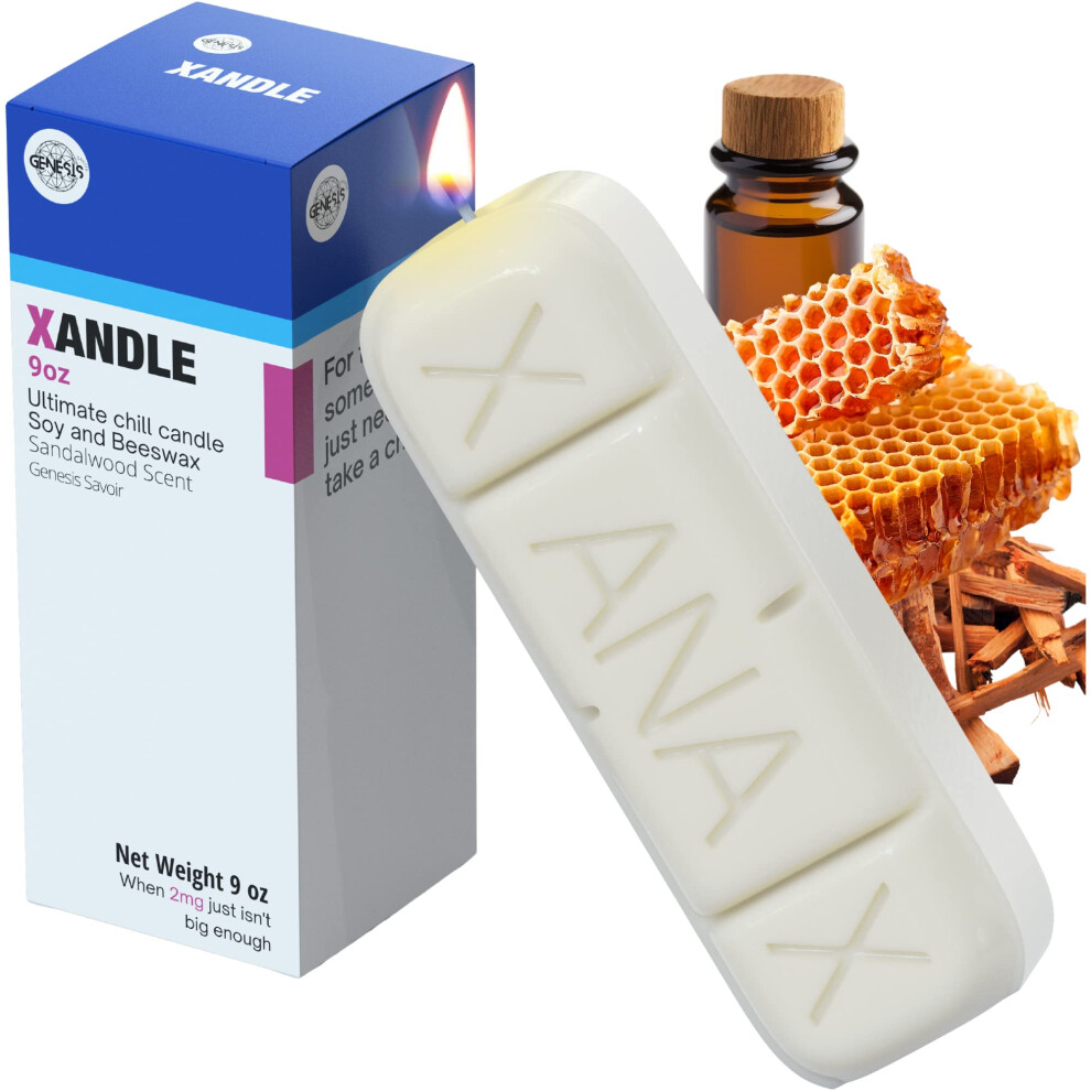 Xanax Candle with Gift Box - XANDLE - Cool Candles - White Elephant gifts for Adults Funny Candles - Novelty Candles - Weird Gifts - Funny Nurse Gifts-image-OPC-PGF52BN-NEW