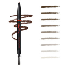 ybf Beauty Eyebrow Pencil - Universal Automatic Brow Pencil With Spoolie Brush - Perfect Eyebrow Makeup Shaper and Filler For Women - All Hair Colors