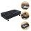 Under Bed Clothes Storage Bag With Wheels Clear Window 3-Grid Clothes Storage Container 7