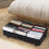 Under Bed Clothes Storage Bag With Wheels Clear Window 3-Grid Clothes Storage Container 9