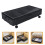 Under Bed Clothes Storage Bag With Wheels Clear Window 3-Grid Clothes Storage Container 1