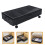 Under Bed Clothes Storage Bag With Wheels Clear Window 3-Grid Clothes Storage Container 6