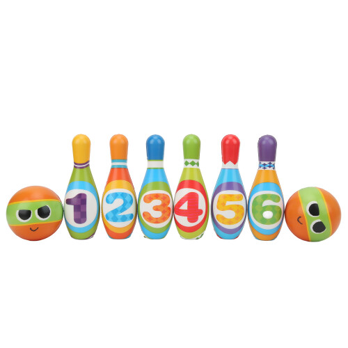 Kids Bowling Set Soft Polyurethane Round Edge 1