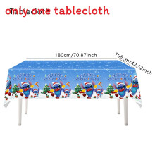 (Christmas Stitch) Stitch Tablecloth Party With Waterresistant Material For Kids Birthday Decor