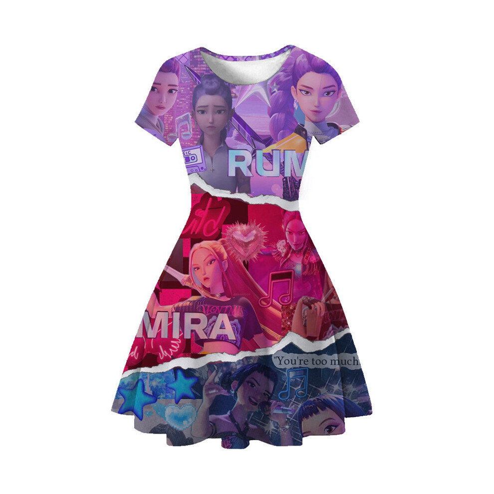 (Style A, 100cm) Kpop Hunters Demon Pattern Party Dress Halloween Stage Gift Performance Fashion-image-OPC-PJZ5QGQ-NEW