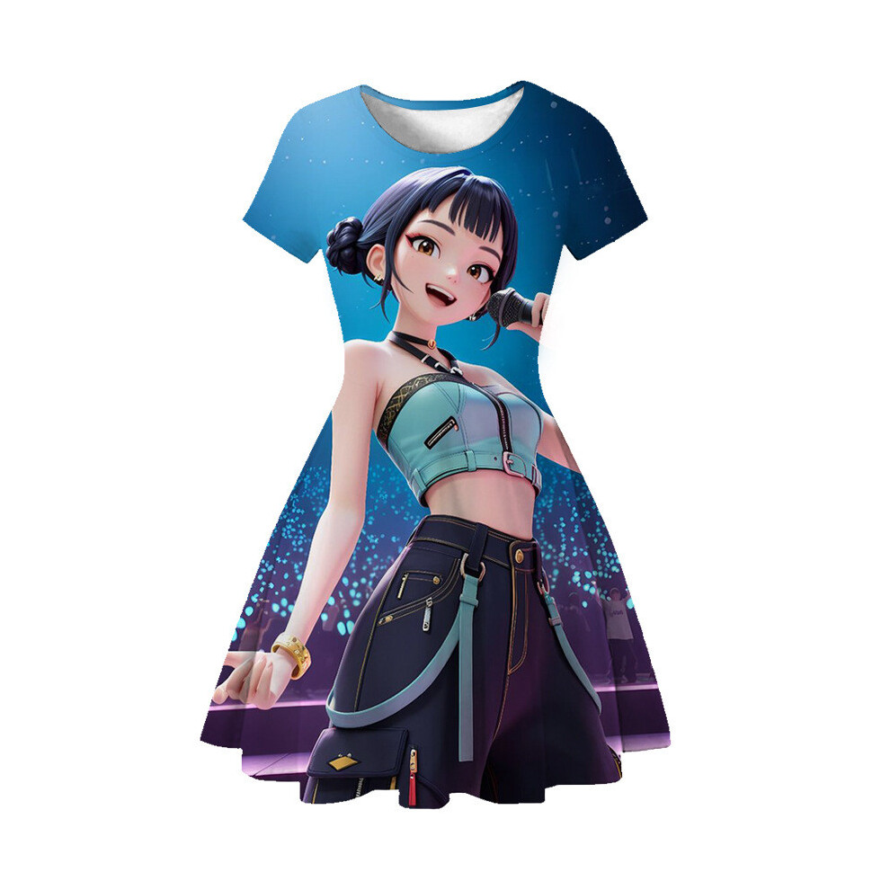 (Style B, 120cm) Kpop Hunters Demon Pattern Party Dress Halloween Stage Performance Gift Fashion-image-OPC-PJZ5QJF-NEW