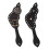 1Pair Spur Strap Leather Rhinestone Western 9