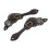 1Pair Spur Strap Leather Rhinestone Western 4