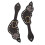 1Pair Spur Strap Leather Rhinestone Western 7