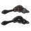 1Pair Spur Strap Leather Rhinestone Western 10