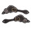 1Pair Spur Strap Leather Rhinestone Western 1