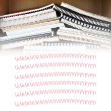 Organisieren Sie mit dem 20 Stück 13 mm Spiralbindekabel mit 30 Löchern in Pink Set