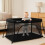 My Babiie MBTC2 Air-Light 2-in-1 Travel Cot - Black 9
