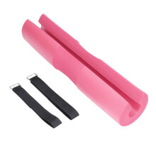 Leichter pinker Hantel-Nackenpolster für Kniebeugen & Hüftstöße