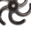 Schwarze 4er-Pack Bogen-Strings-Schockdämpfer Stabilisator Gummis für Recurve- und Compoundbögen 3