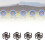 Schwarze 4er-Pack Bogen-Strings-Schockdämpfer Stabilisator Gummis für Recurve- und Compoundbögen 16