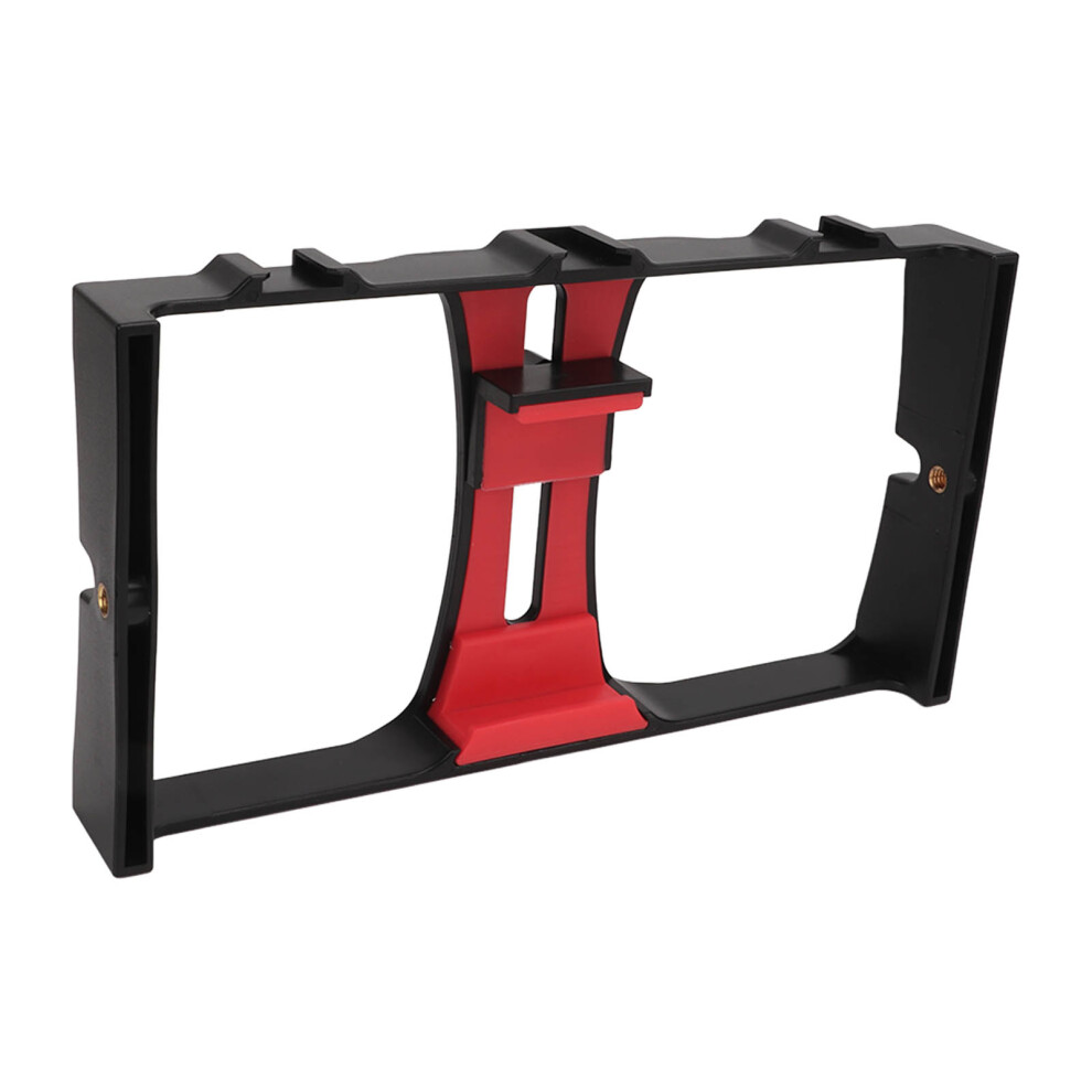 Abs Portable Phone Video Cage Rig For Livestreaming & Vlogging, Red 9381344476647