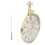 Large Wall Clock Silent Copper European Style 6