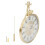 Large Wall Clock Silent Copper European Style 4