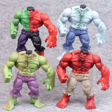 4 Stück Neu The Incredible Hulk Grün Rot Legends Hulk Actionfigur Avengers 43 Zoll
