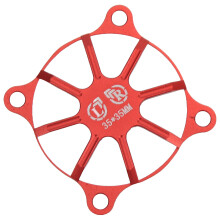 RC Auto 80mm Kühlprotektor Rote Aluminiumlegierung Wärmeabfuhr