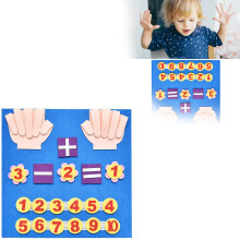 Feltboard Zählspielzeug für Kinder – 20 Stück für frühe mathematische Fähigkeiten ab 3 Jahren