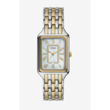 Fossil Raquel Three-Hand Date Two-Tone Stainless Steel Watch ES5305
