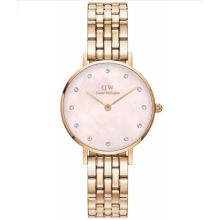 Daniel Wellington DW00100617 Petite Lumine Ladies Watch Pink Mother Of Pearl