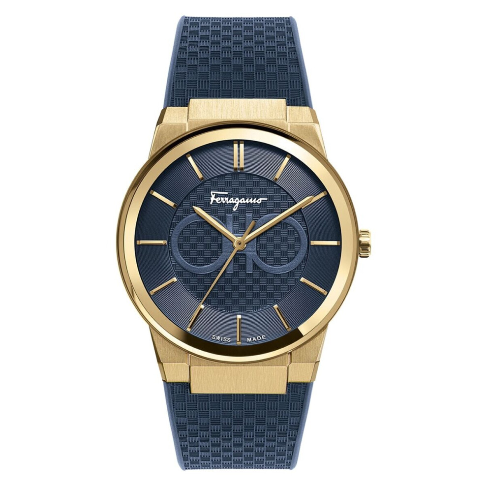 Salvatore Ferragamo Mens Ferragamo Sapphire Watch SFHP00220