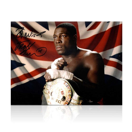 Frank Bruno Signed Boxing Photo: WBC Champion