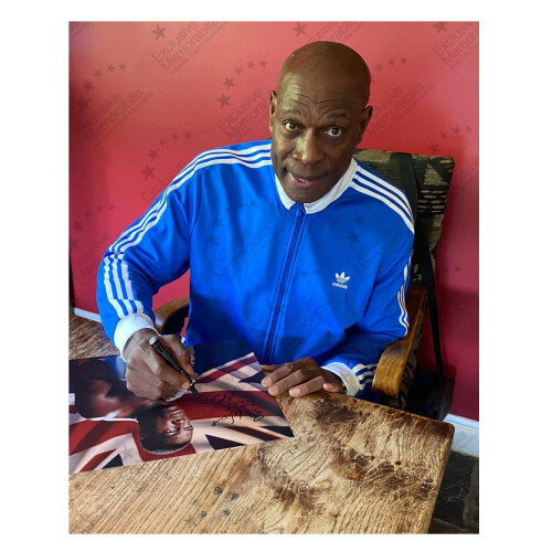 Frank Bruno Signed Boxing Photo: WBC Champion 1
