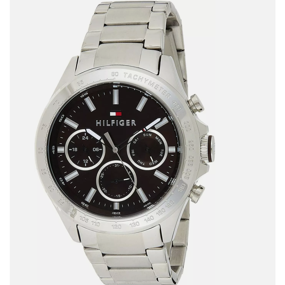 Tommy Hilfiger Men's Dial Watch 1791229 Brown